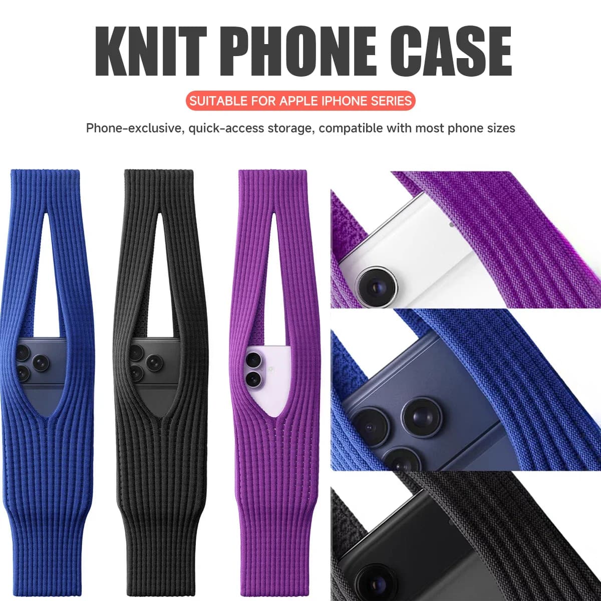 VibeSoul 2026 Phone Pocket Woven Bag Short Long thumbnail 2